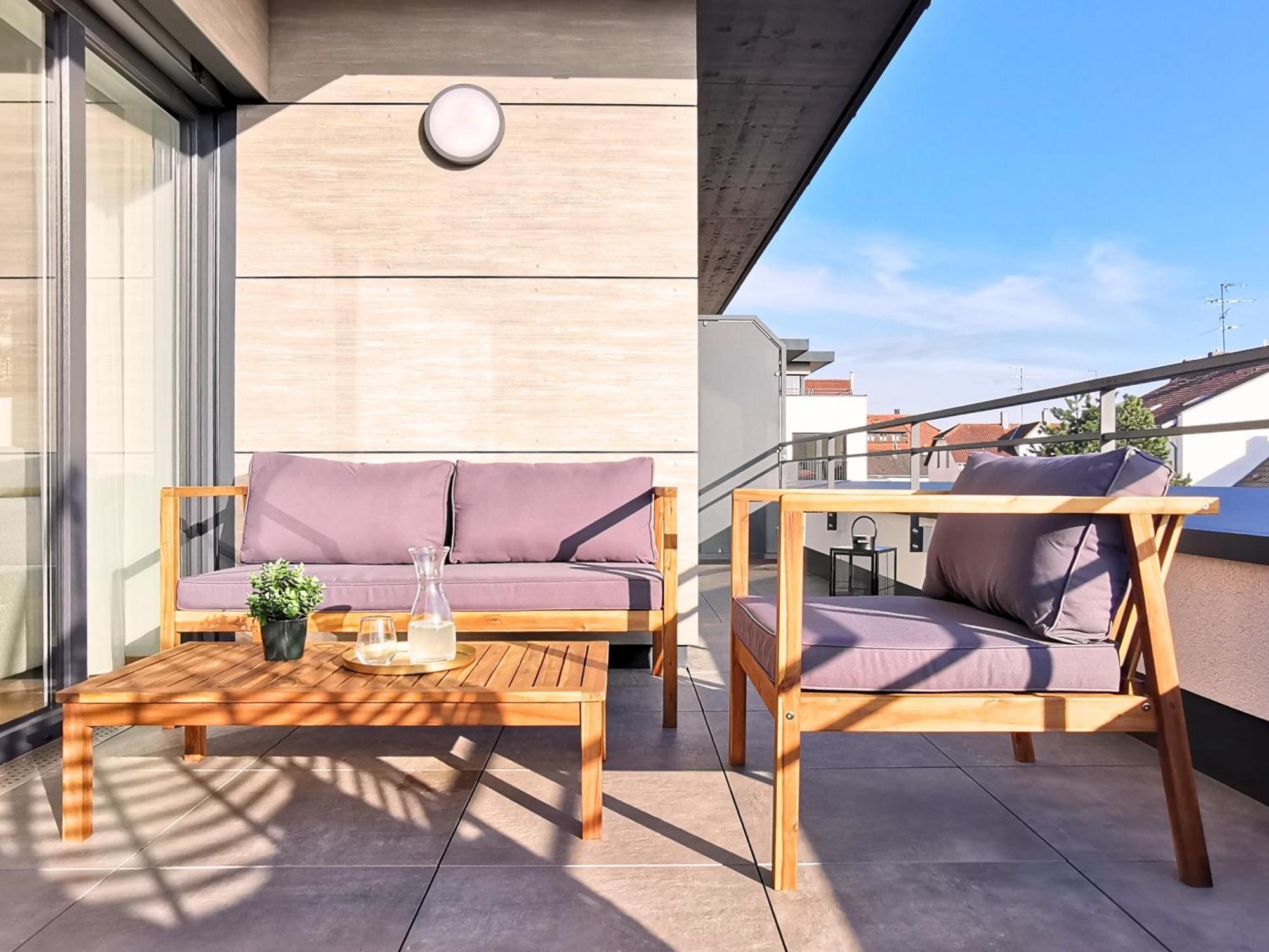 Fynbos Penthouse Deluxe, Balkon, Parkplatz Apartment Straubing Exterior foto