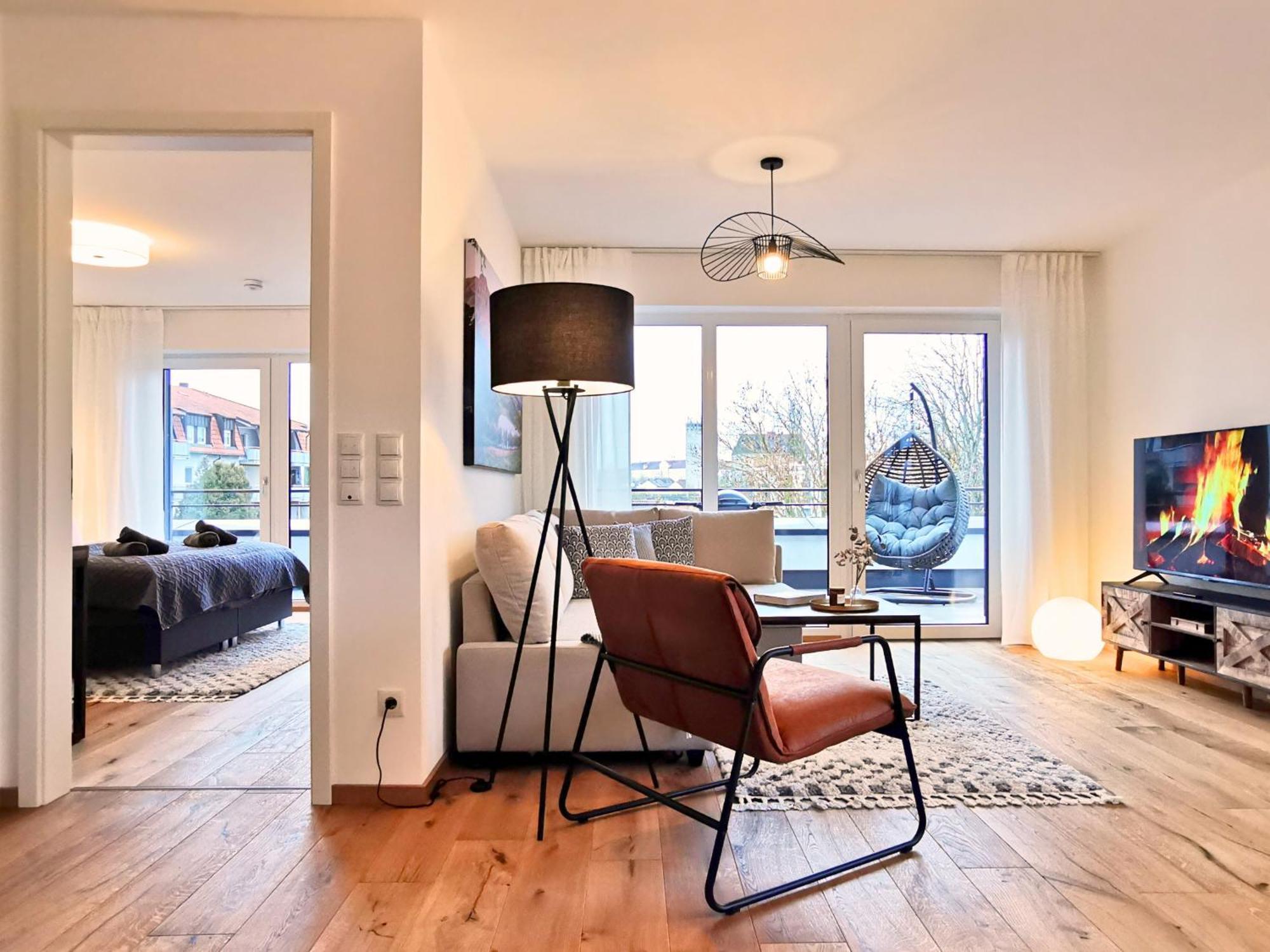Fynbos Penthouse Deluxe, Balkon, Parkplatz Apartment Straubing Exterior foto