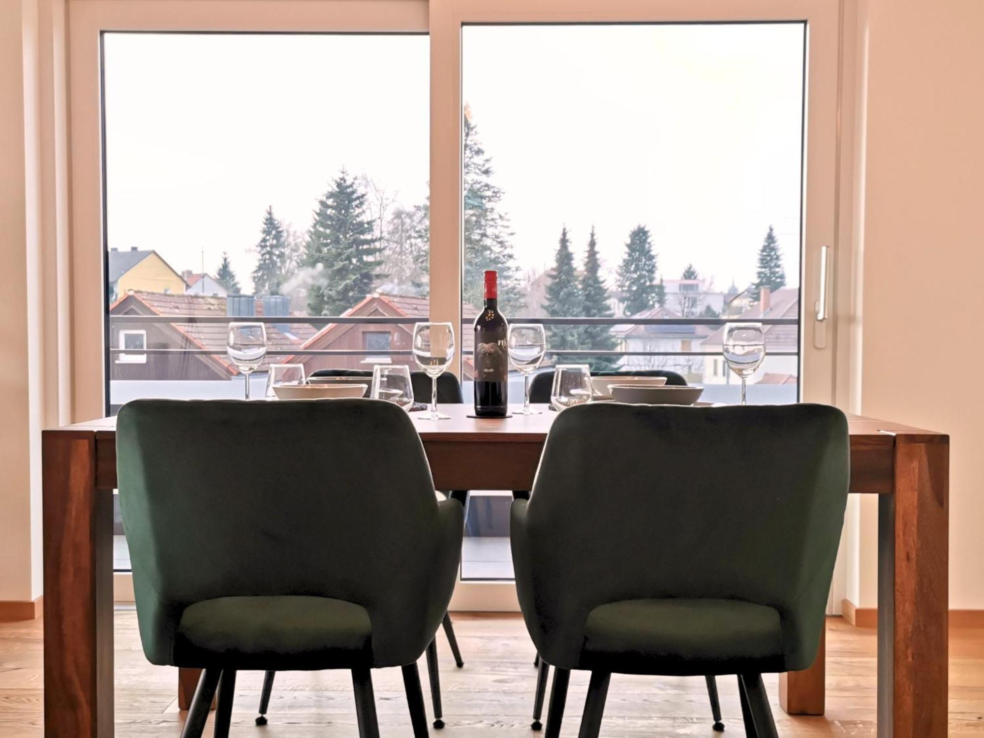 Fynbos Penthouse Deluxe, Balkon, Parkplatz Apartment Straubing Exterior foto