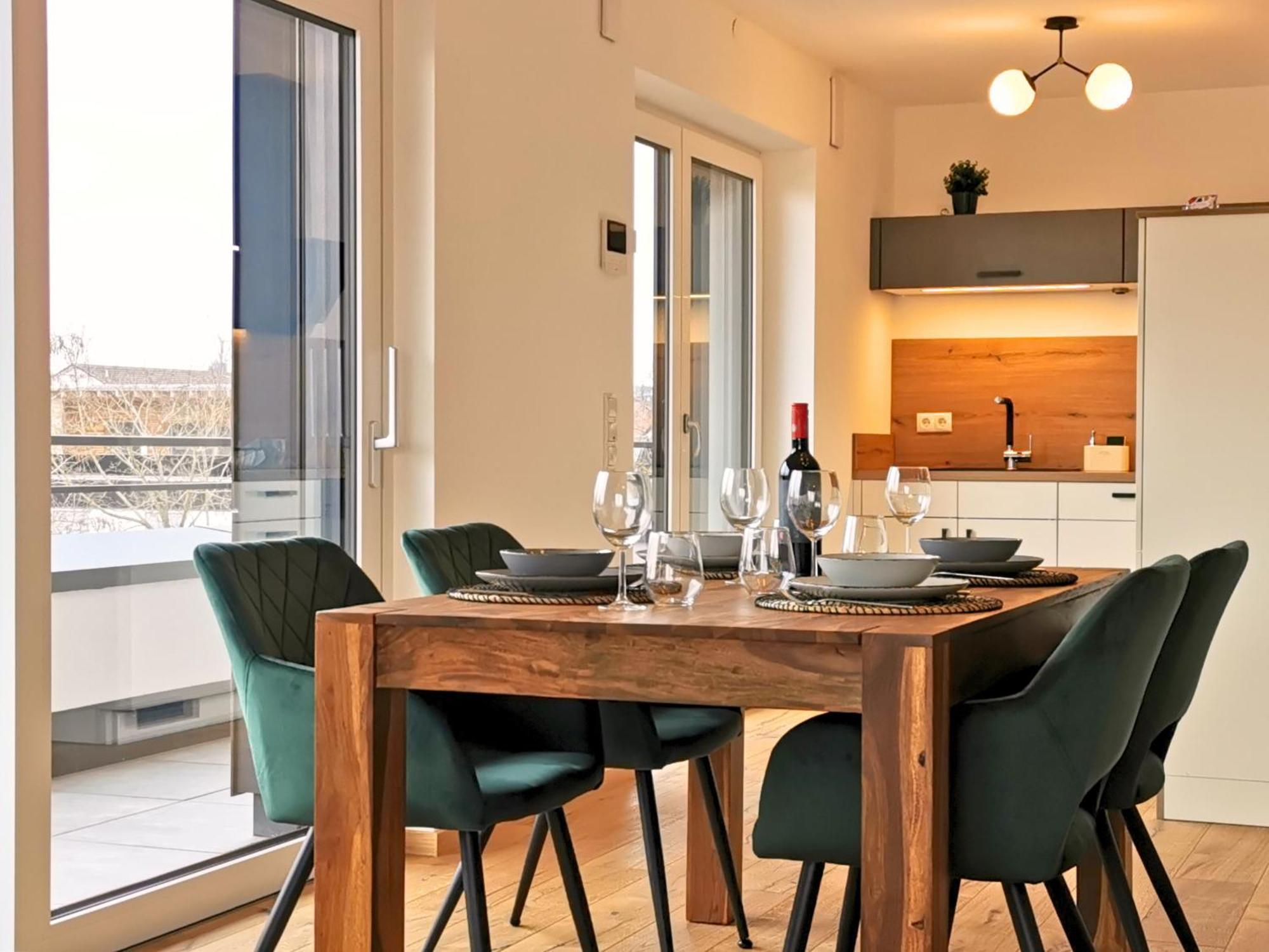 Fynbos Penthouse Deluxe, Balkon, Parkplatz Apartment Straubing Exterior foto