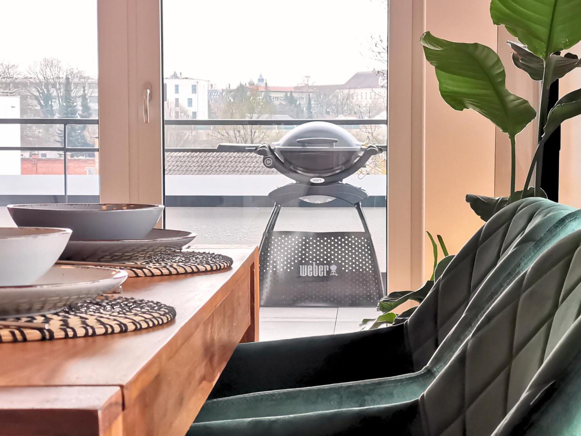 Fynbos Penthouse Deluxe, Balkon, Parkplatz Apartment Straubing Exterior foto