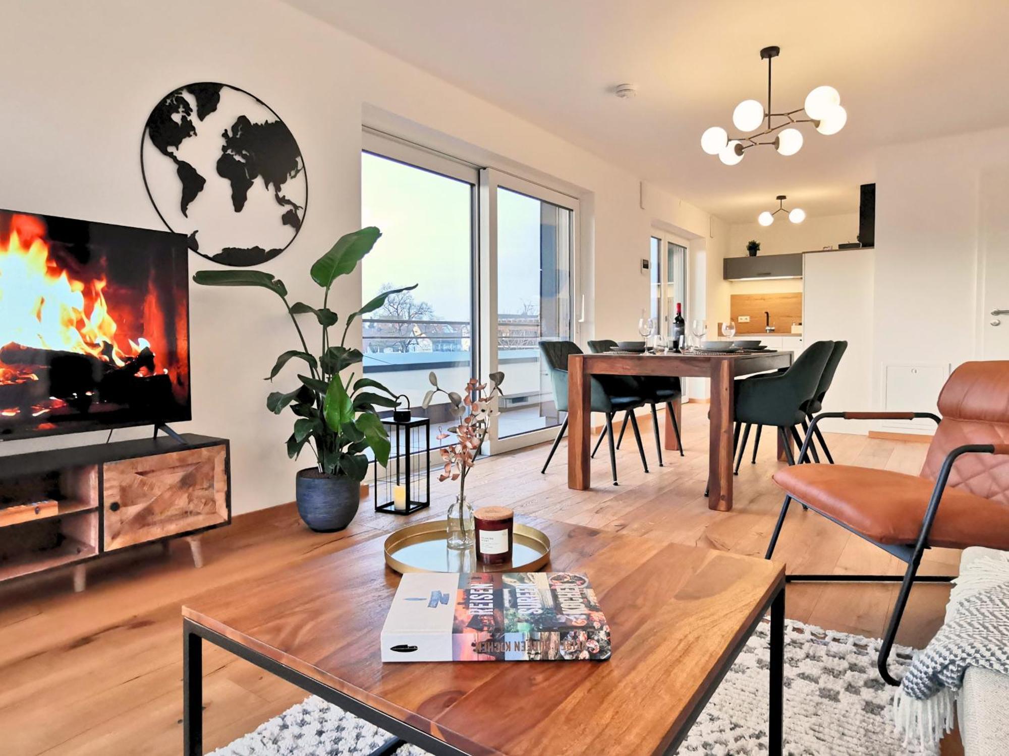 Fynbos Penthouse Deluxe, Balkon, Parkplatz Apartment Straubing Exterior foto