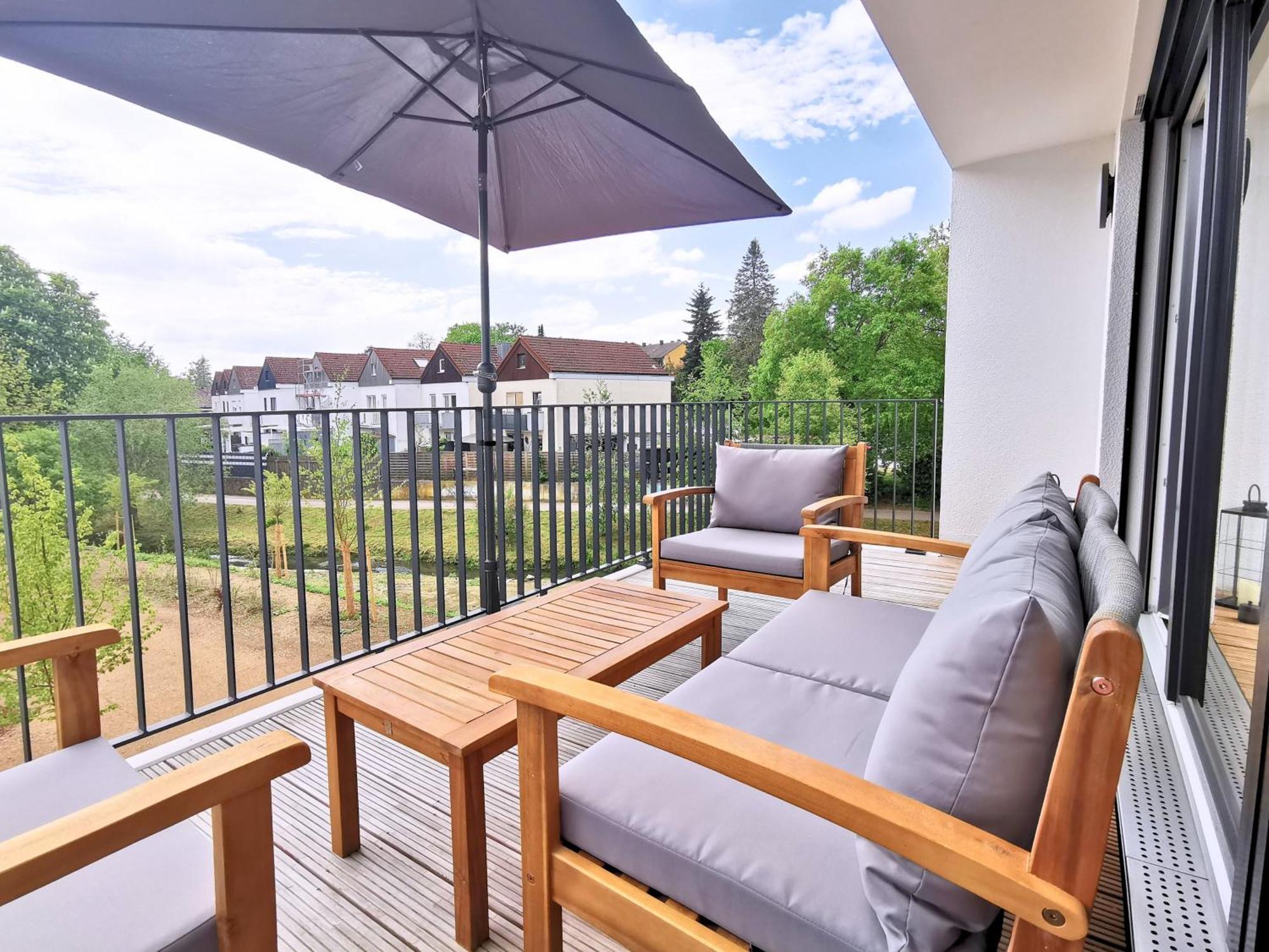 Fynbos Penthouse Deluxe, Balkon, Parkplatz Apartment Straubing Exterior foto