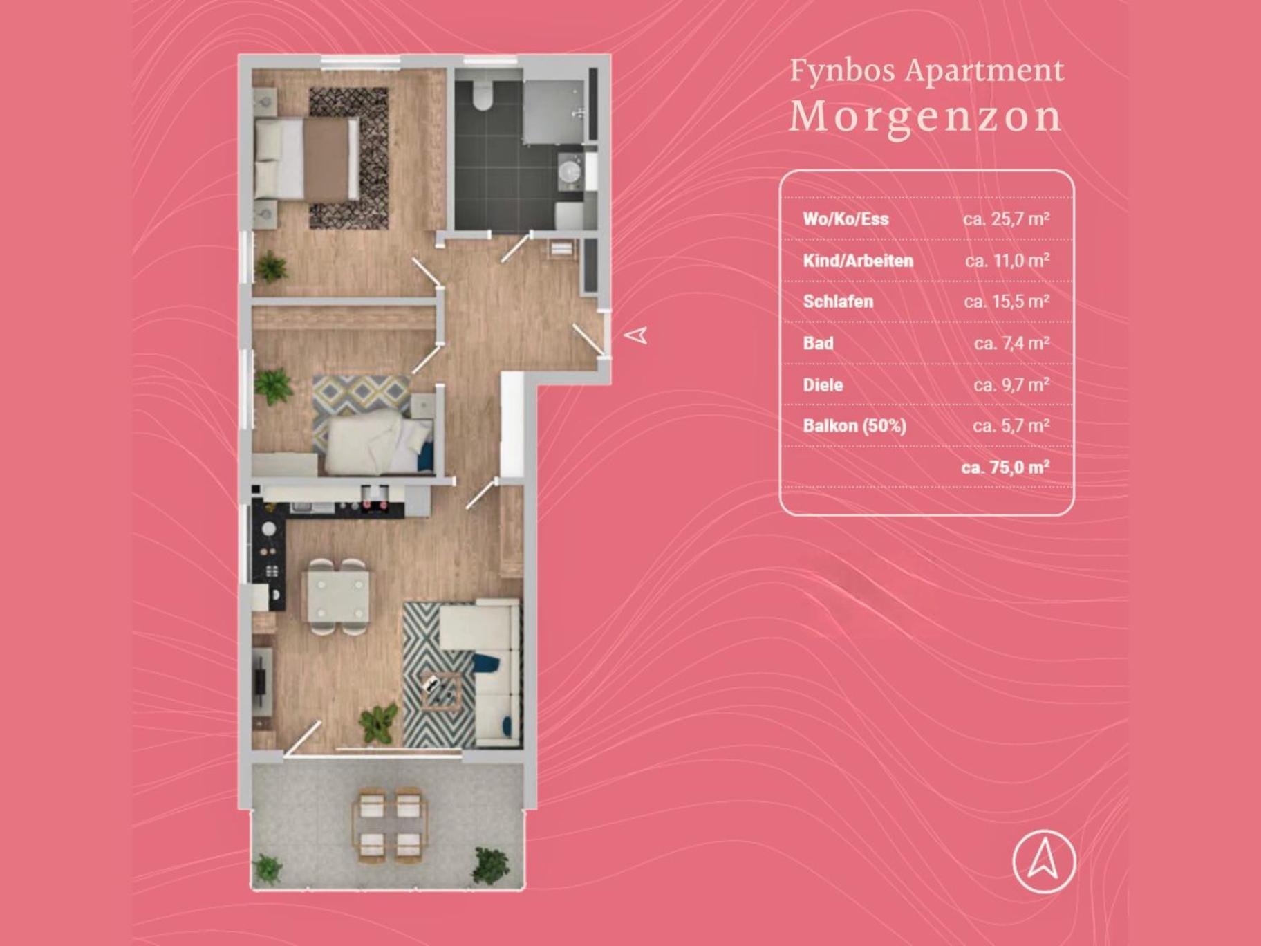 Fynbos Penthouse Deluxe, Balkon, Parkplatz Apartment Straubing Exterior foto